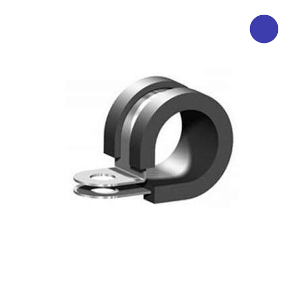 Leidingklem EPDM 4.8-6.4mm 13mm breed RVS A2