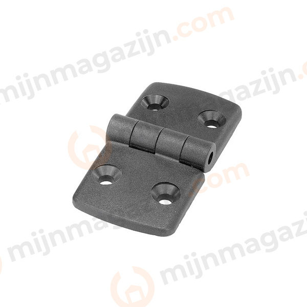 Scharnier kunststof 30x30mm gaten 4.5mm