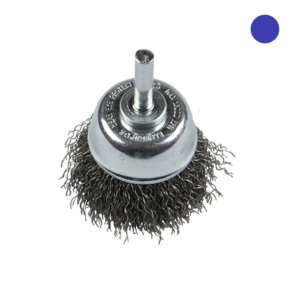 Stiftkomborstel RVS rond 60x20mm draad 0.20mm