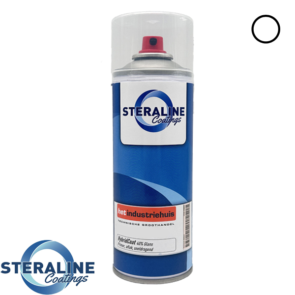 Steraline RAL9010 Hoogglans Wit 400ml