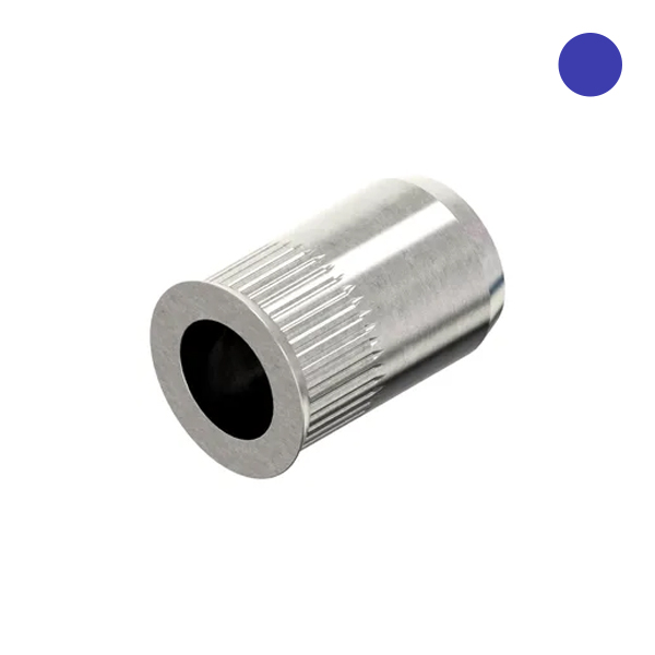 Blindklinkmoer VK(klein) M5 Klemb.0.5-2.5 RVS A2