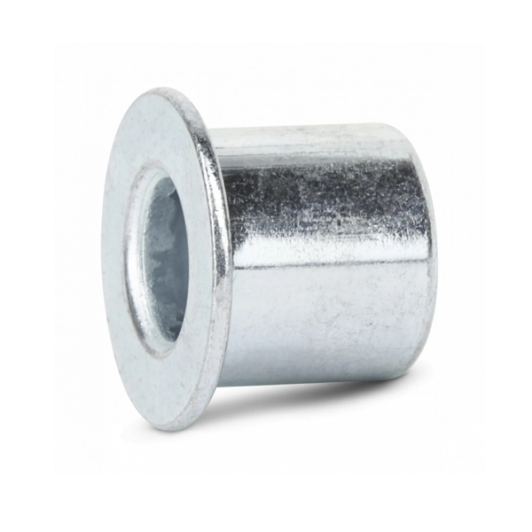 Asbusje staal 12x20x18mm flens 25mm