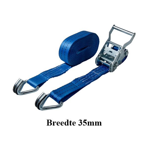 Sjorband blauw met ratel 2delig L=5M 1,5/3T