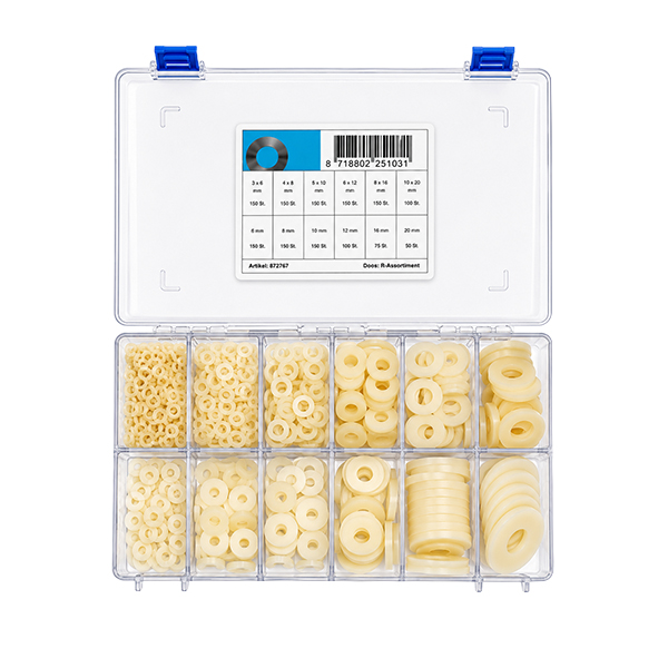 D125/9021 Ringen assortiment PA Wit