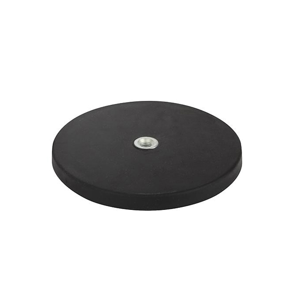 Neodymium magn. 18mm inw. M4 rubbermantel 2.5kg