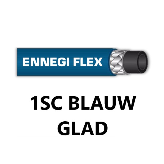 Reinigingsslang 1/2 1SC/Glad Blauw 250B/150C.