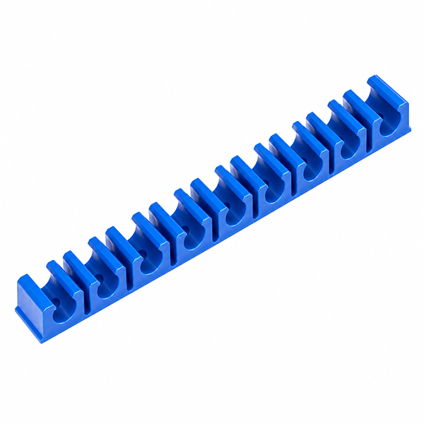 Klemmenstrook TBV luchtslang 6mm 10v blauw