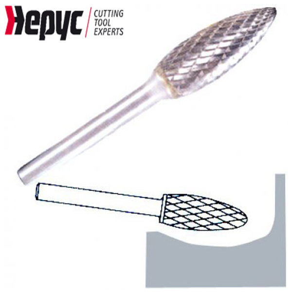 Hepyc stiftfrees vlam HM 6x12mm L=32mm