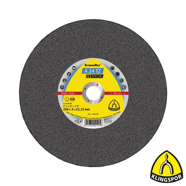 Doorslijpschijf SPECIAL A24TZ 125X2.5