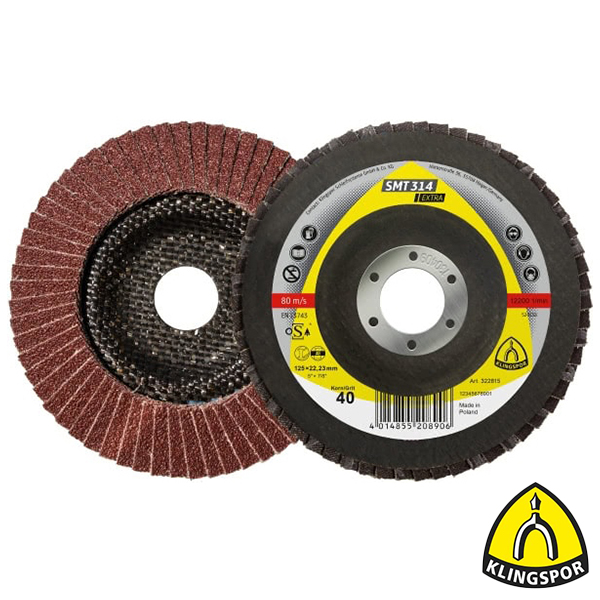 Lamellenschijf SUPRA SMT314 125mm P80
