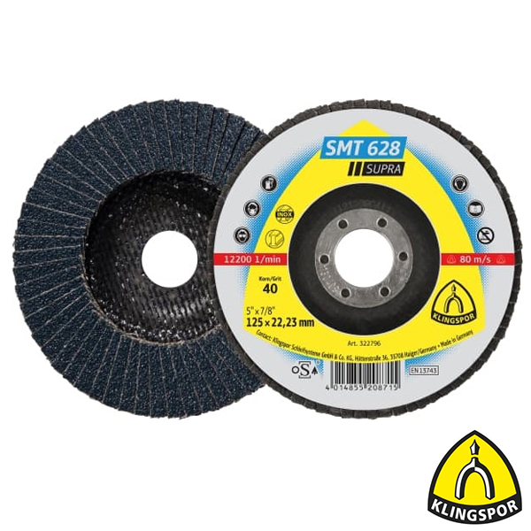 Lamellenschijf SUPRA SMT628 180mm P40