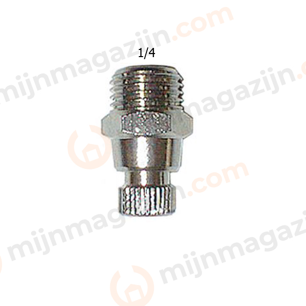Aftap/afblaas kraan 1/4