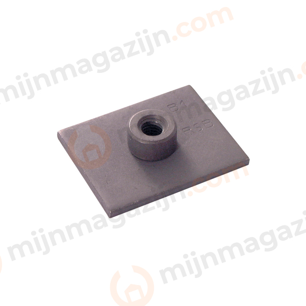 Buisklem lasplaat grootte B3