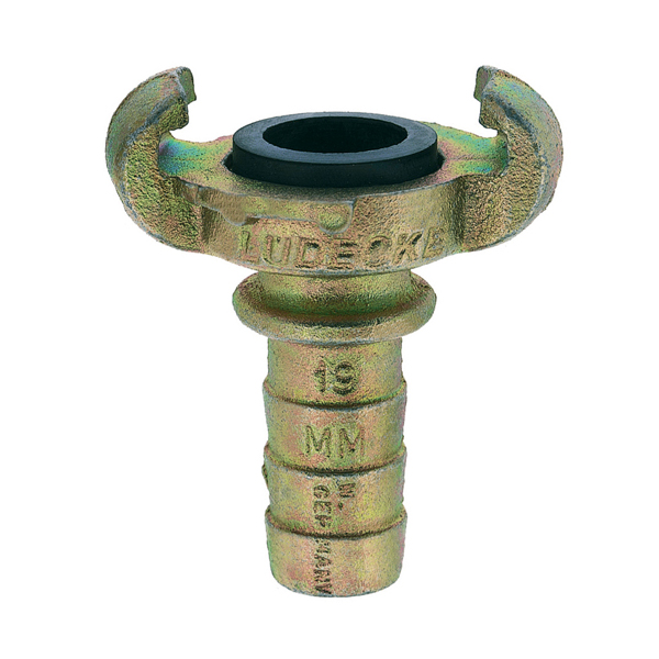 Lucht klauwkoppeling GY 13mm tule + veiligheidsrand