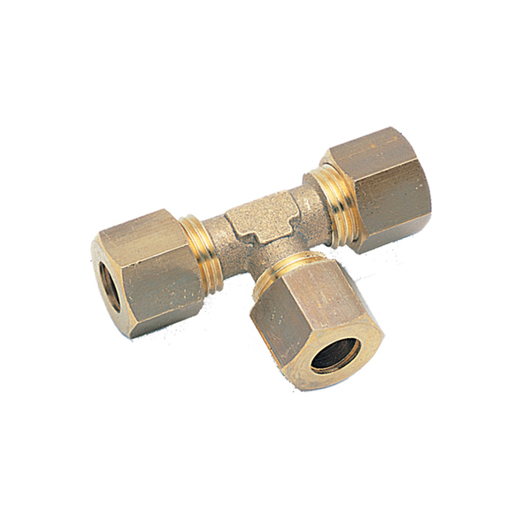 T-koppeling 10mm messing TK-U -10