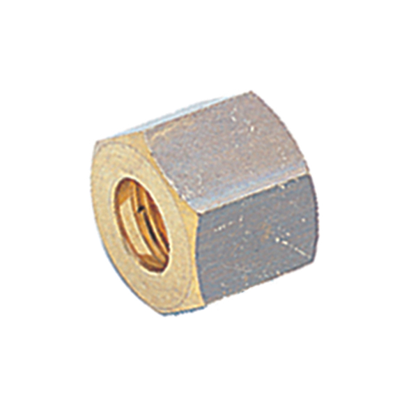 Wartelmoer 6mm M10x1 messing W-U – 6