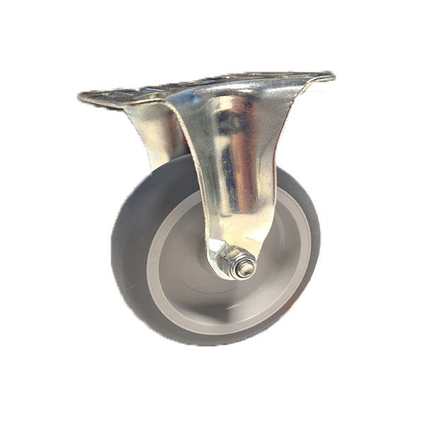 Apparaten Bokwiel 75mm plaatbev. 75kg