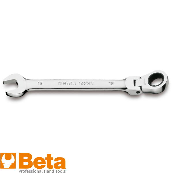 Beta 142SN ratelringsteeksleutel met knik 13x13mm