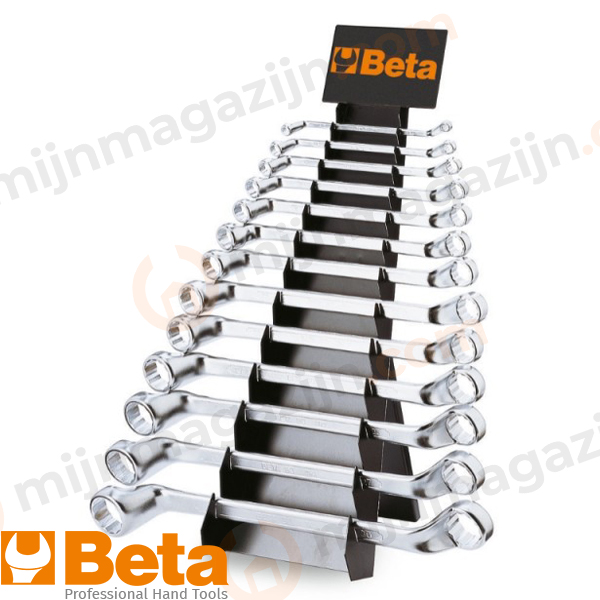 Beta 90/SP13 ringsleutelset diep gebogen 13 delig