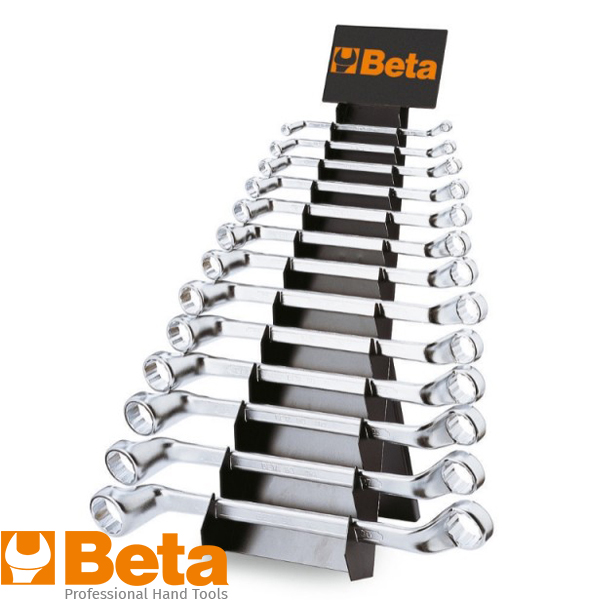 Beta 90/SP13 ringsleutelset diep gebogen 13 delig