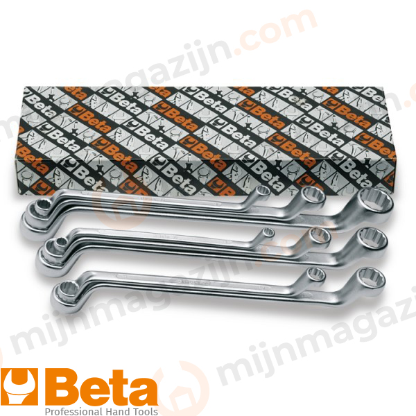 Beta 90/S13 ringsleutelset diep gebogen 13 delig