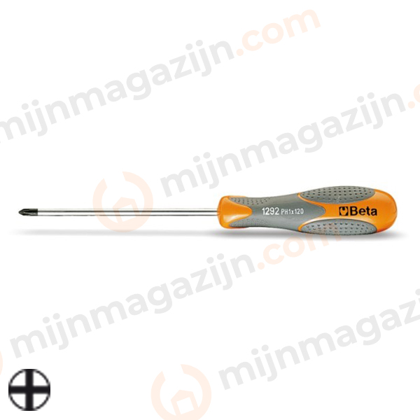 Beta 1929n schroevendraaier kruis ph2 kort 6x30mm