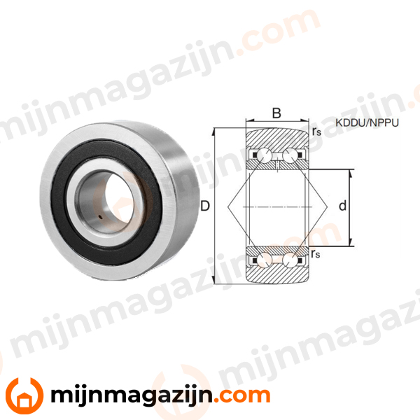 Staal 2RS Gebolleerd (NPPU)