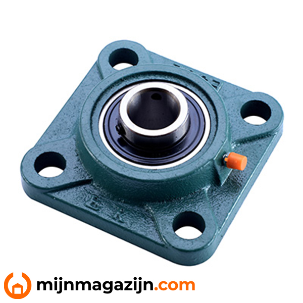 Lagerblok gietijzer met bouten