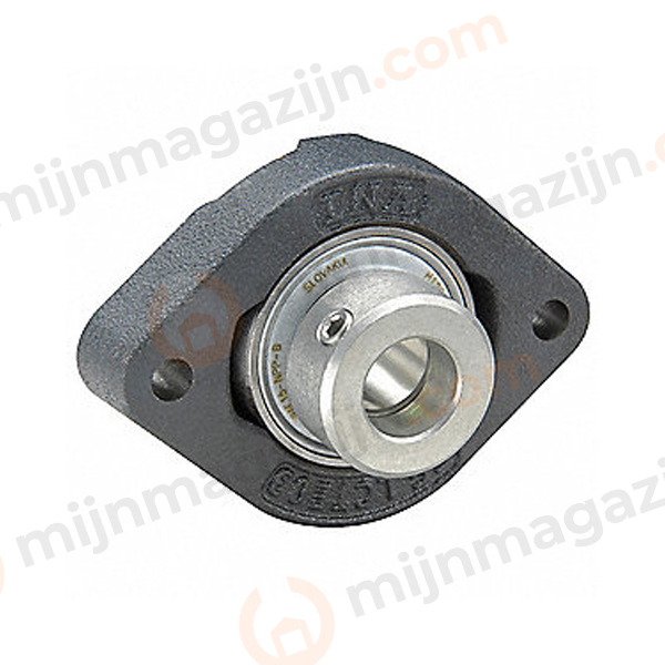 Lagerblok gietijzer met knelring