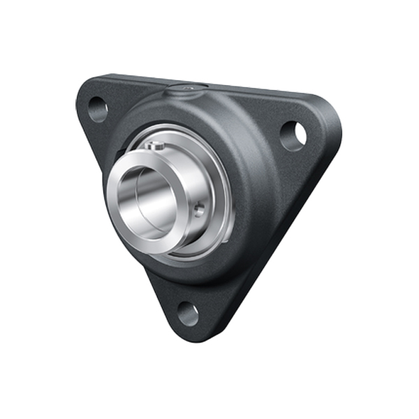 Lagerblok gietijzer met knelring