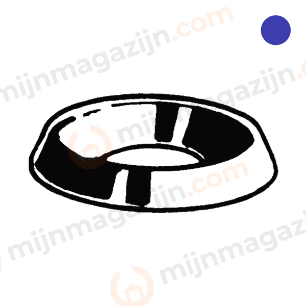 Kraalring open RVS A2