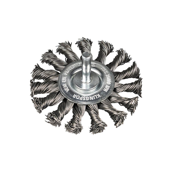 Stiftrondborstel staal getordeerd