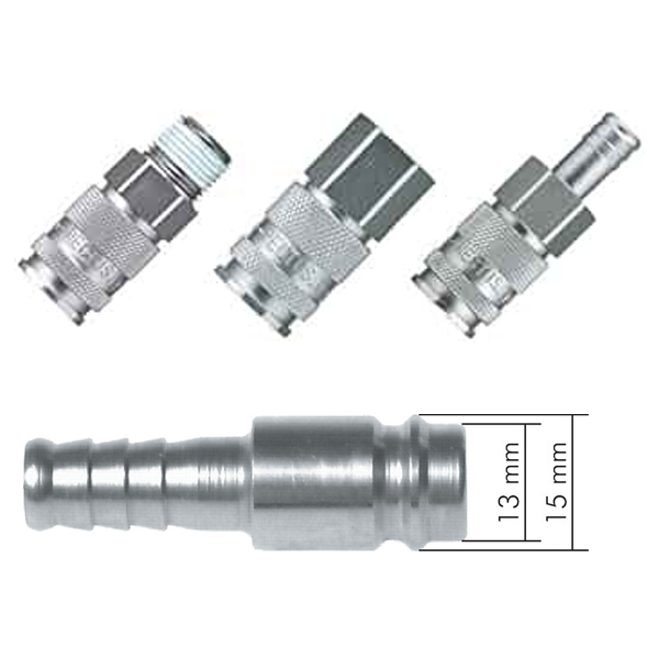 Snelkoppeling 10.0mm Euro