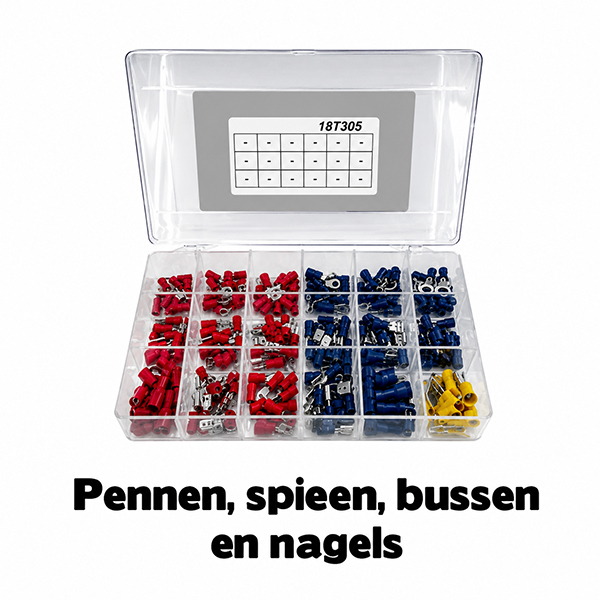 Pennen, spieen, bussen en nagels