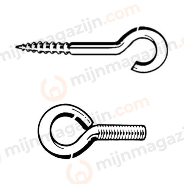 Schroef oog en haken