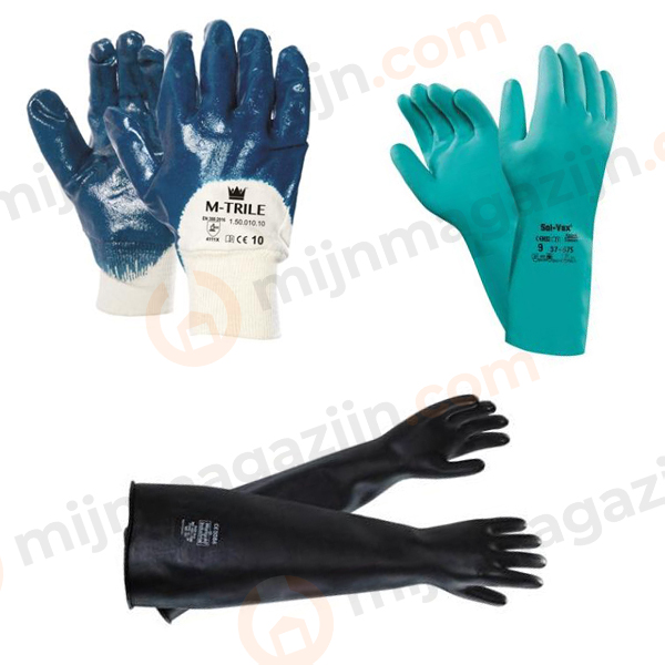 Olie- chemisch bestendige handschoenen